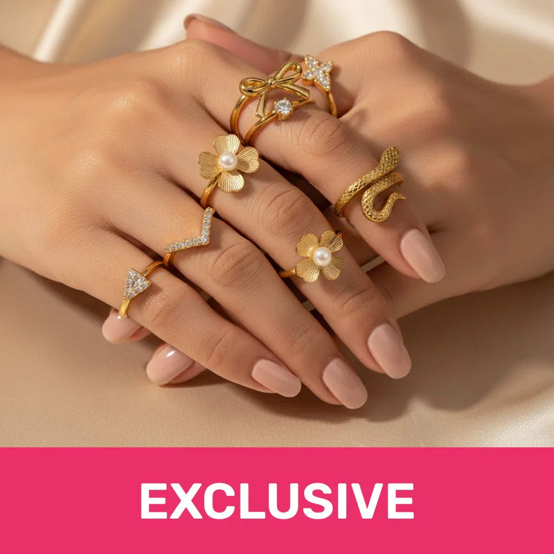Designer Korean & Western Rings | Moncheri Exclusive - MONCHERI