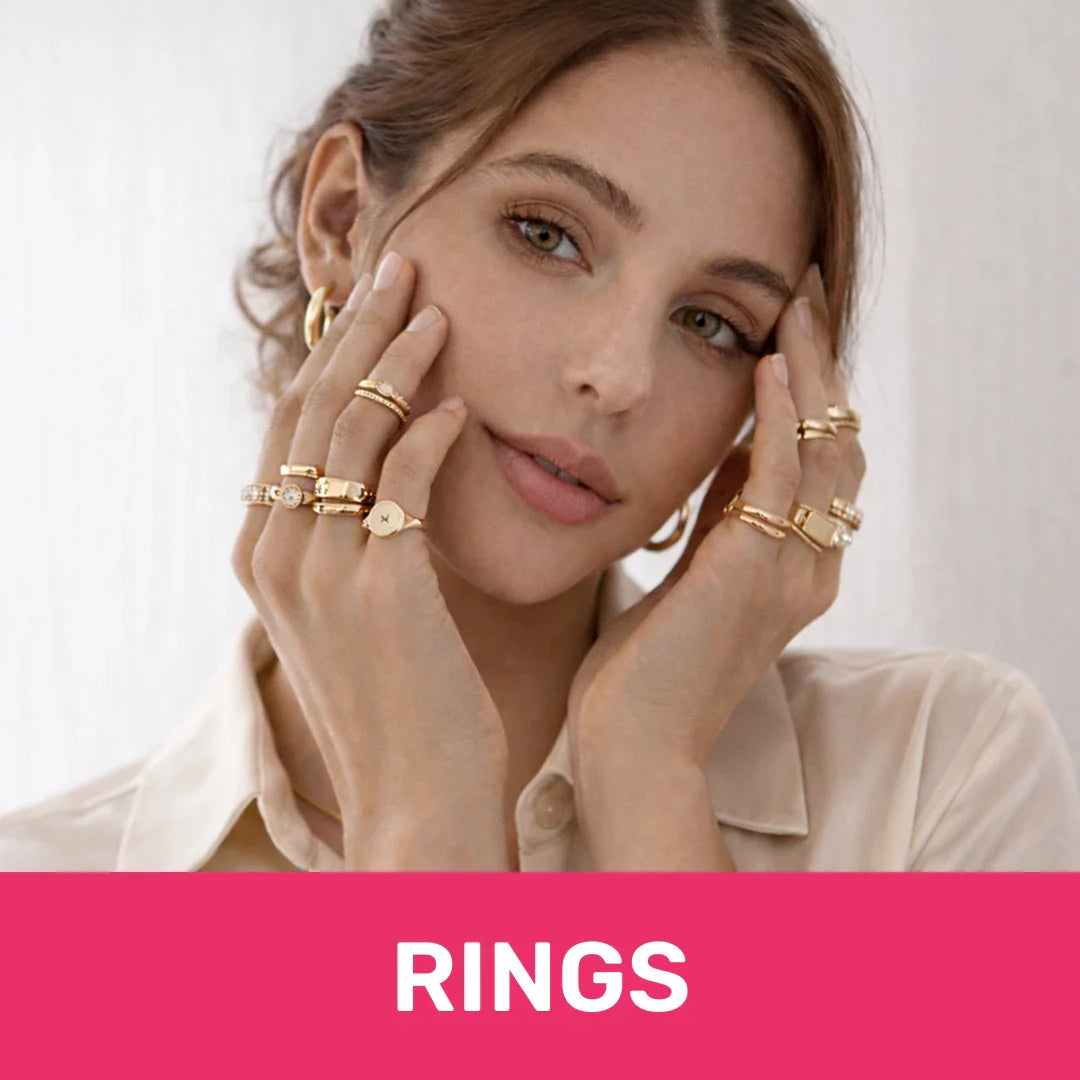 Shop Korean & Western Rings Online | Adjustable Anti-Tarnish Finger ...