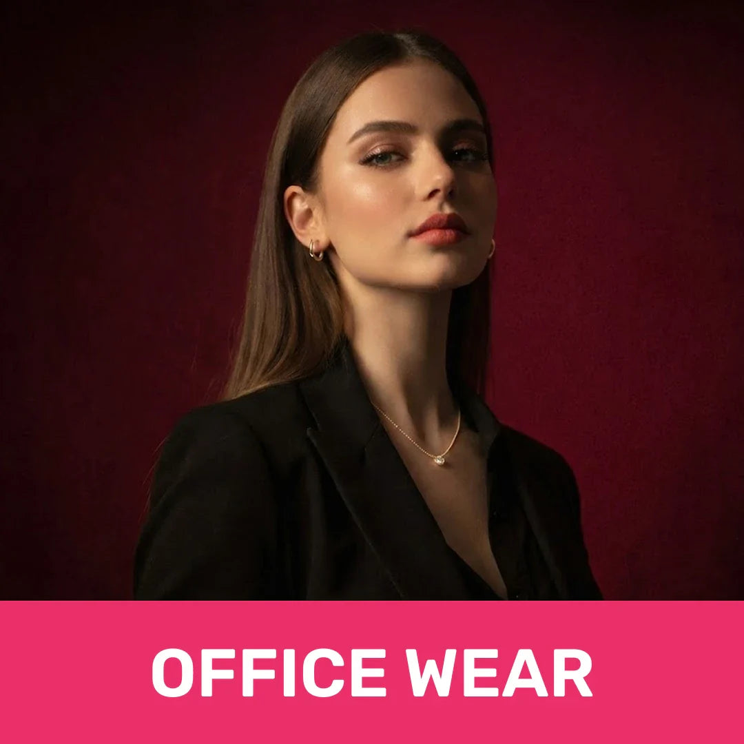 Office Wear Jewellery | Minimalist Studs, Watch Charms & Sleek Chains ...
