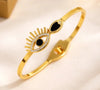 Evil Eye Gold Plated Anti Tarnish Bracelet - Waterproof Korean Jewelry