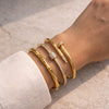 'It Girl' 3-Piece Bracelet Stack | Anti-Tarnish Fashion Jewelry Cuffs