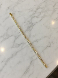 Luxe Vibe Trio: Nail, Screw & Tennis Bracelet Stack | Anti-Tarnish
