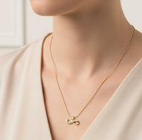 Infinity Pendant Necklace - Anti Tarnish Gold-Plated Everyday Wear