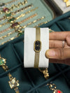 Vintage Black Dial Watch Bracelet | Anti-Tarnish Gold Plated ( Dummy Watch )
