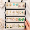 Western Earring Folding Gift Box - 12 Pair Earrings(Random Design)