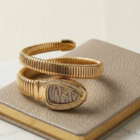 The Serpent Coil Watch - Anti-Tarnish Gold Plated | Moncheri Jewels