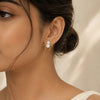 Pearl Spider Stud Earrings -  Quirky Jewelry