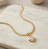 Gold Plated Four Leaf Clover Pendant Necklace - Anti-Tarnish