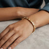 Anti-Tarnish Crystal Studded Bangle Bracelet - Premium Fashion Jewelry