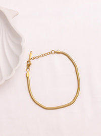 Anti-Tarnish Dual Tone Snake Chain Bracelet Combo