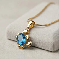 ocean-blue-crab-pendant-necklace-anti-tarnish