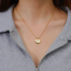 Heart Butterfly Pendant Necklace | Anti-Tarnish Gold Plated