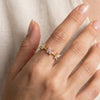 Adjustable Pink Butterfly Ring | Anti-Tarnish Gold Plated