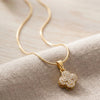 Luxury Four Leaf Clover Necklace - Anti-Tarnish Gold Plated Pendant for Women