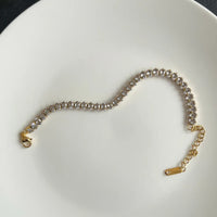 Isla Marquise Cut Tennis Bracelet | Anti Tarnish 18K Gold Plated