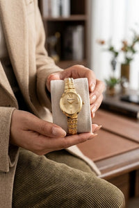 Vintage Oval Dial Gold Plated Watch | Anti-Tarnish Everyday Timepiece