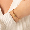 Minimalist Knot Cuff Bracelet - Anti-Tarnish Gold Plated | Korean Style
