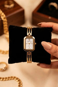 The 'Old Money' Vintage Gold Plated Watch | Anti-Tarnish Quartz