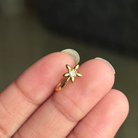 Minimalist Star Nose Pin - Anti Tarnish Gold Plated | Korean Style