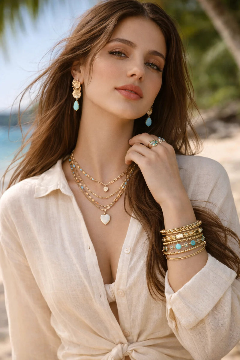 Waterproof Beach Wear Jewellery & Boho Vacation Accessories - Anti Tarnish