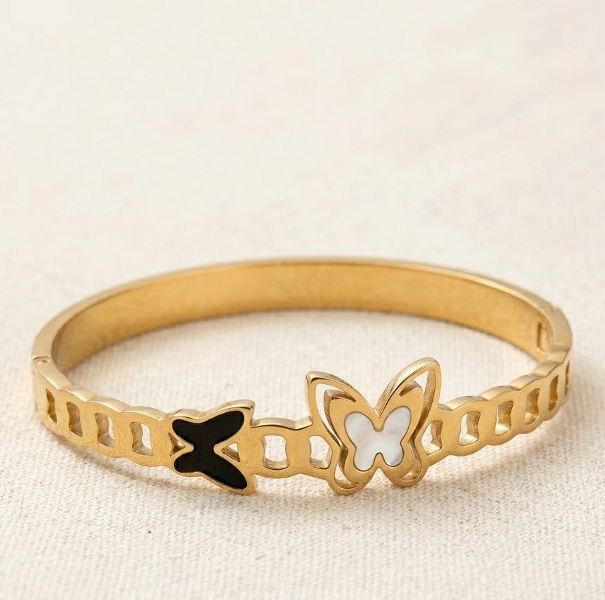 Butterfly Charm Anti-Tarnish Gold Plated Bracelet