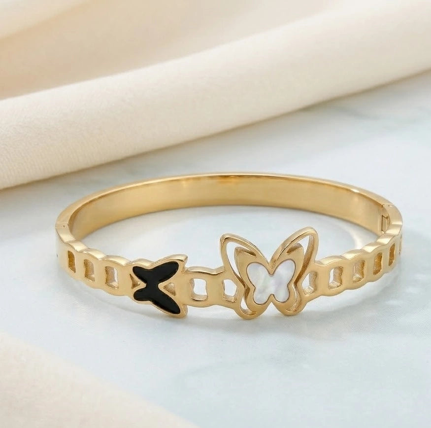 Butterfly Charm Anti-Tarnish Gold Plated Bracelet