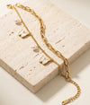 Butterfly & Pearl Layered Charm Bracelet | Anti-Tarnish Gold Plated