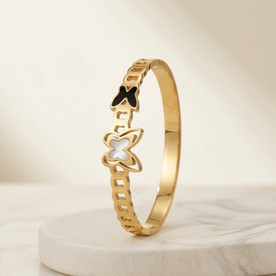 Butterfly Charm Anti-Tarnish Gold Plated Bracelet