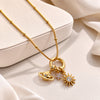 Celestial Planet & Star Anti-Tarnish Gold Plated Necklace