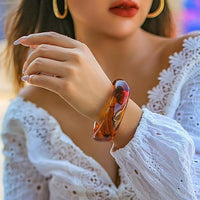 chunky-tortoiseshell-resin-bangle-statement-bracelet