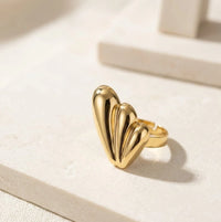 Chunky Layered Statement Ring - Anti Tarnish Fashion Jewelry