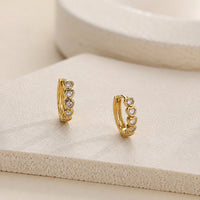 Heart Hoop Earrings | Anti-Tarnish Gold Plated