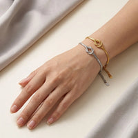 Love Knot Anti-Tarnish Gold Plated Bracelet - Minimalist Everyday Wear