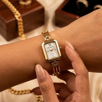 The 'Old Money' Vintage Gold Plated Watch | Anti-Tarnish Quartz