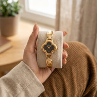 Vintage Clover Dial Watch - Anti-Tarnish Gold Plated