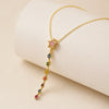 Colorful Star Drop Pendant | Anti-Tarnish Gold-Plated Necklace