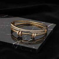 moncheri Signature Gold Bracelet Stack | Anti-Tarnish & Waterproof