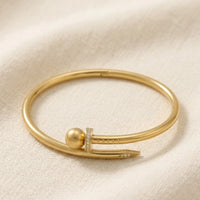 Ultimate IT-Girl 5-Piece Bracelet & Bangle Stack | Anti-Tarnish Gold-Plated Combo
