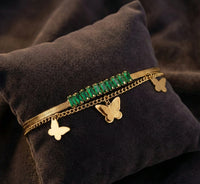 The 'IT-Girl' Signature 3-Piece Bracelet Stack | Premium Gold Plated