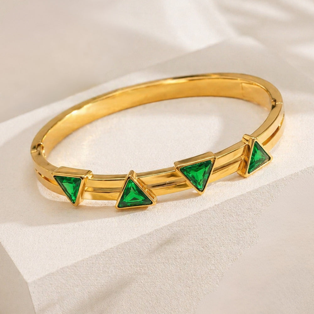 "It Girl" 3-Piece Anti-Tarnish Gold Plated Bracelet Stack