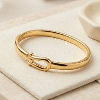 Horseshoe Buckle Anti-Tarnish Gold Plated Bracelet