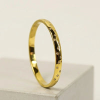 Star Engraved Anti-Tarnish Cuff Bracelet - Minimalist Fashion Jewelry