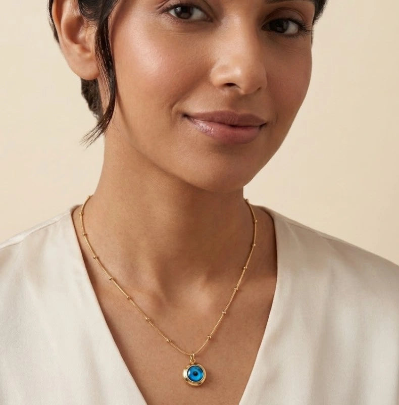 Evil Eye Pendant Necklace | Anti-Tarnish Fashion Jewelry for Women