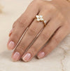 White Clover Floral Fashion Ring - High Quality