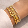 Luxe Vibe Trio: Nail, Screw & Tennis Bracelet Stack | Anti-Tarnish