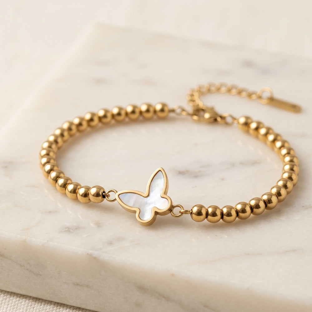 Clover Charm Double Layer Anti-Tarnish Bracelet for Women - Daily Wear Fashion Jewelry