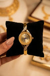 Elegant Gold Plated Crystal Watch for Women | Anti-Tarnish