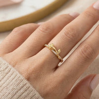 Gold Rose Studded Fashion Earrings | Premium Designer Floral Jewelry