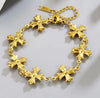 Gothic Cross Anti-Tarnish Gold Plated Bracelet