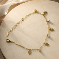 Hand Charm Bracelet - Anti-Tarnish Gold-Plated | MonCheri